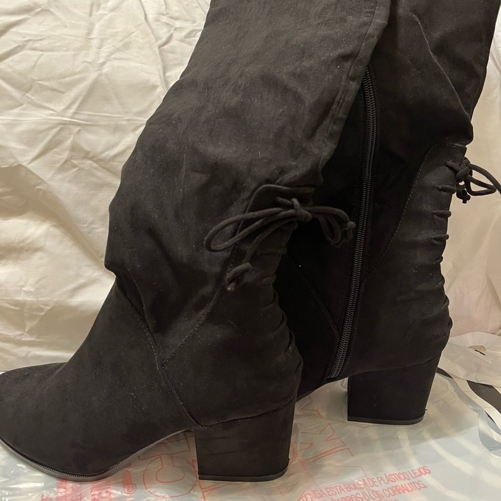 Black Suede Boots